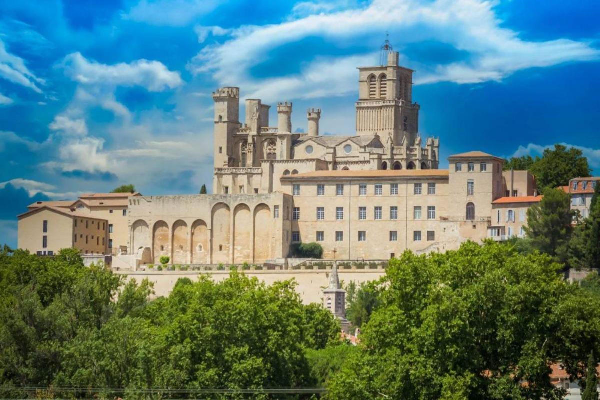 T3 Aqui Es Besiers - Centre-Historique - Cathedrale & Halles - Clim - Wifi - Free Parking Sur Demande Béziers Dış mekan fotoğraf