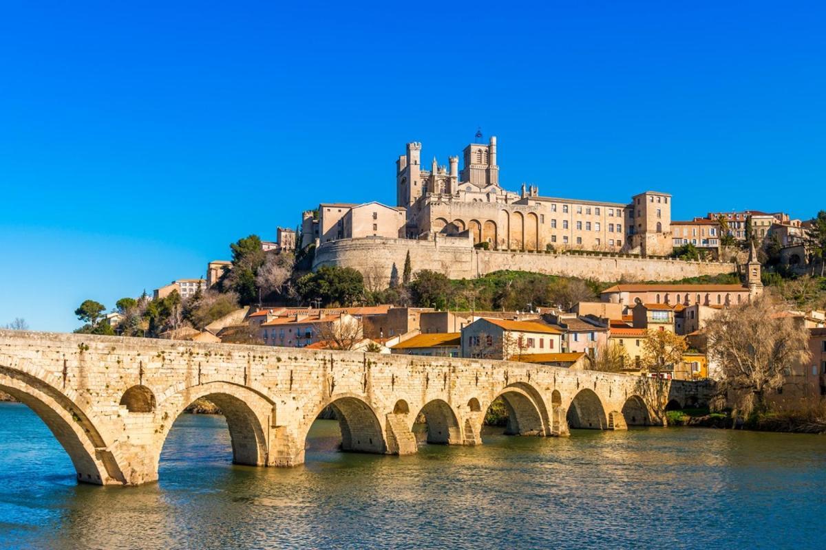 T3 Aqui Es Besiers - Centre-Historique - Cathedrale & Halles - Clim - Wifi - Free Parking Sur Demande Béziers Dış mekan fotoğraf